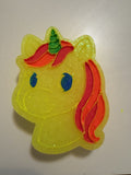 Neon Unicorn Head & Diamond Set